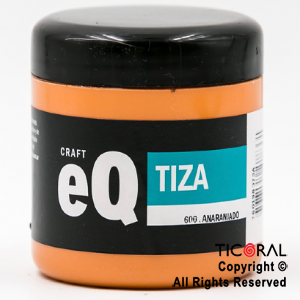 PINTURA TIZA EQ 600 ANARANJADO 200 CC X 3 UNIDADES